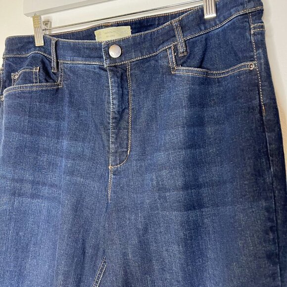 J. Jill Denim Women's Jeans Size 16 Smooth Fit Slim Ankle Medium Wash High Rise - Picture 2 of 11